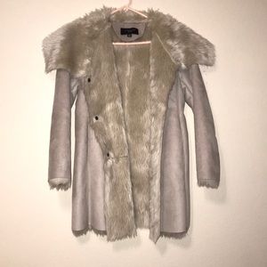 Ann Taylor Fur Coat